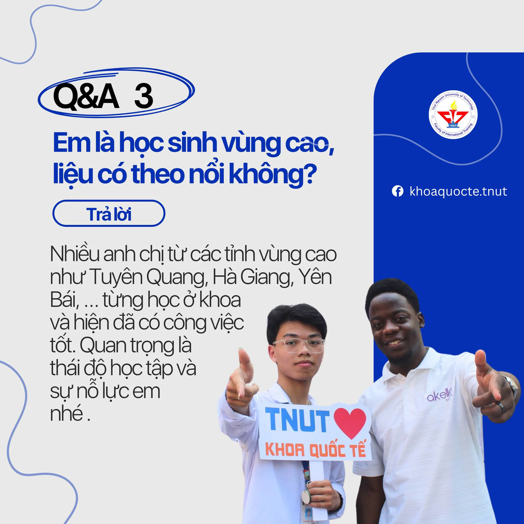 Em là học sinh vùng cao, liệu có theo nổi không?